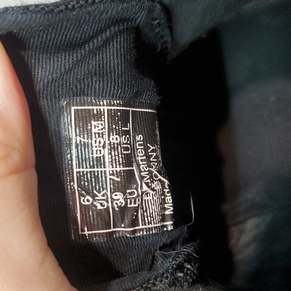 Dr.Martens Womens Bonny Ankle Booties Chunky Tractor Platform shoes sz L8 M7 - Picture 11 of 13